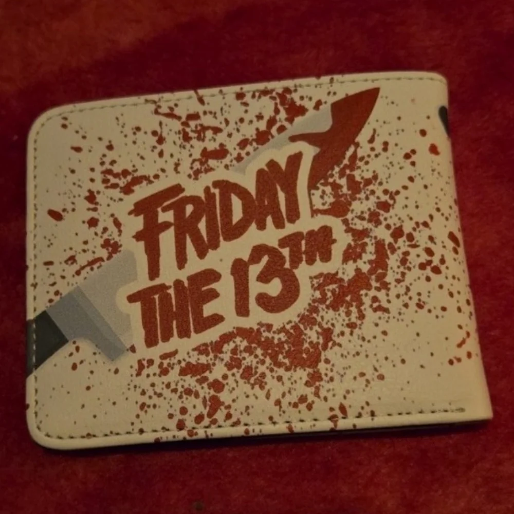 New Friday the 13th Jason vorhees Halloween horror leather wallet